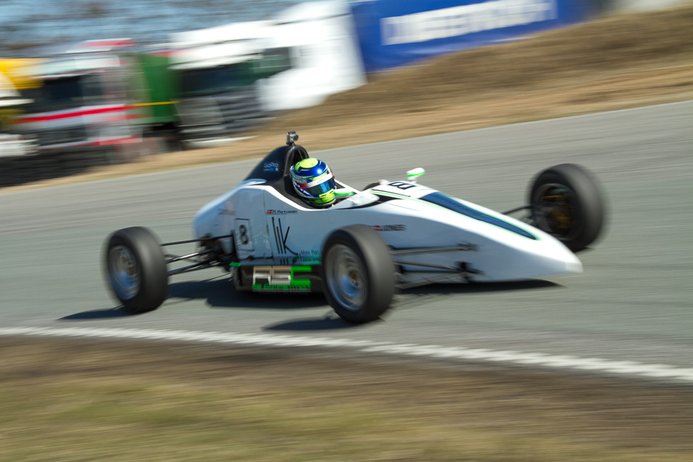 Michael var flyvende på Ring Djursland
(Foto: Gripping Media)